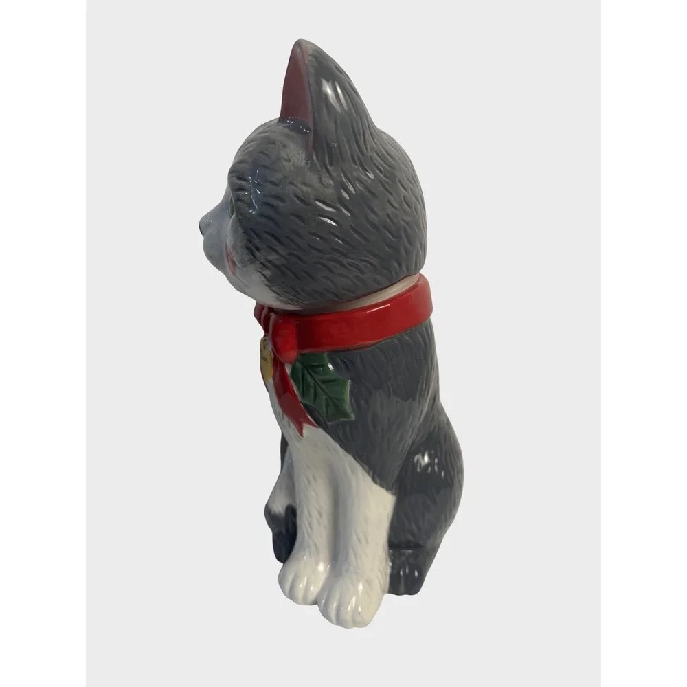 Anthropologie‎ Peluche Cat Cookie Jar Ceramic Stoneware